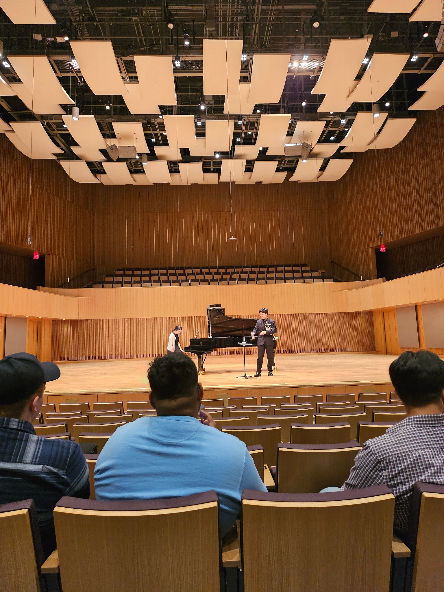 Wide view of concert hall stage during NTC 2025 performance