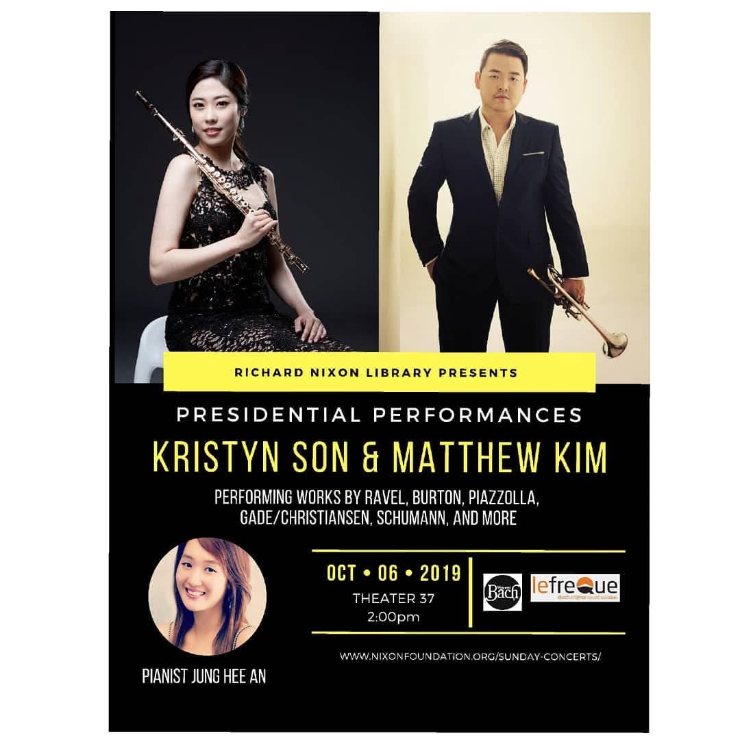 Richard Nixon Library Presidential Performances — Kristyn Son & Matthew Kim, October 6 2019